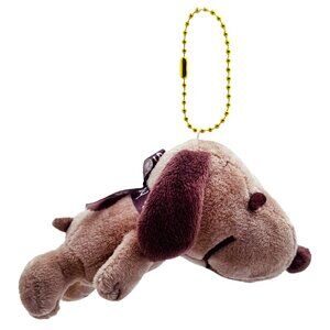 Peanuts Snoopy Holiday Cafe Latte Plush Mascot Keychain